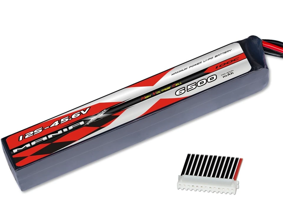 12S-45.6V 6500mAh 100C Stick 13pin-XHR Lipo-akku