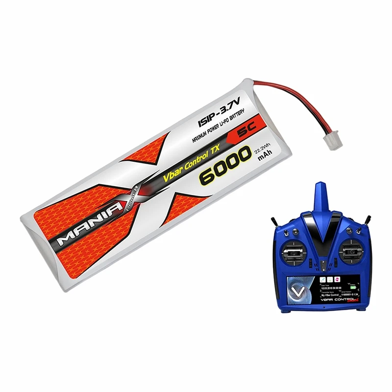 1S1P-3.7V 6000mAH 5C Lipo Battery
