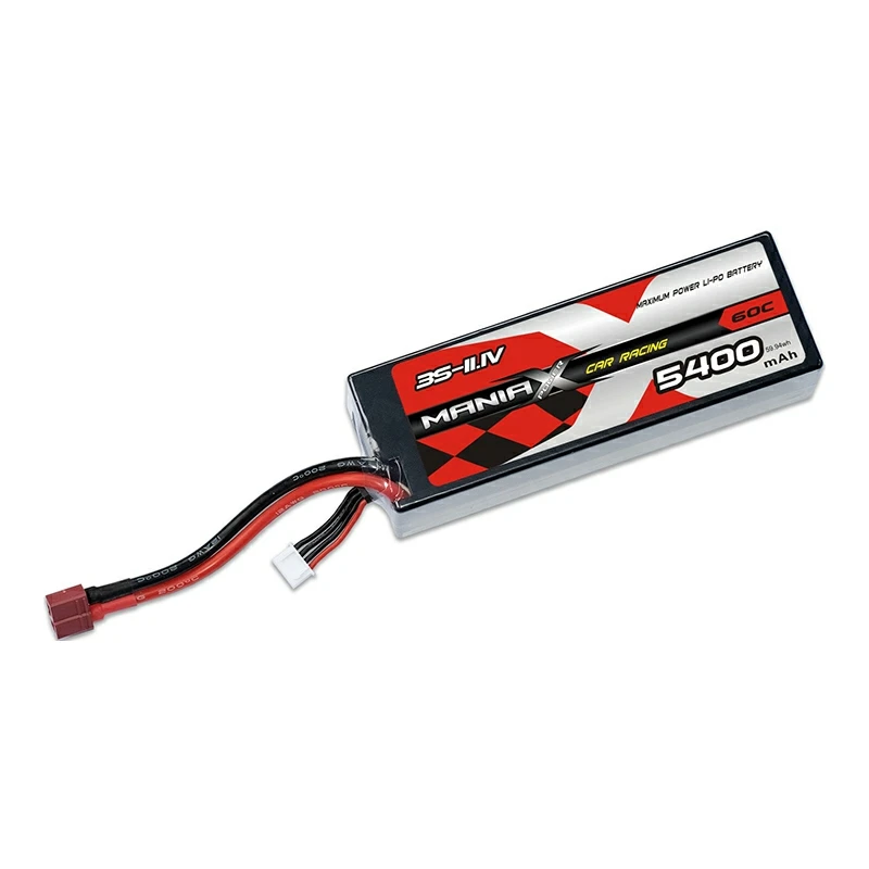 3S-11.1V 5400mAh 60C kovakotelo kilpa-auton akku