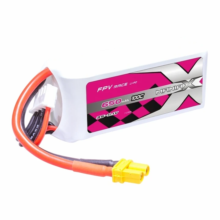 3S-11.1V 650mAh 100C FPV Racing Lipo -akku