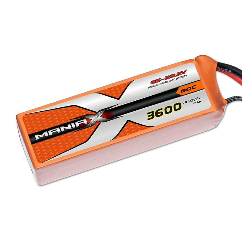 6S-22.2V 3600mAh 80C Lipo Akku